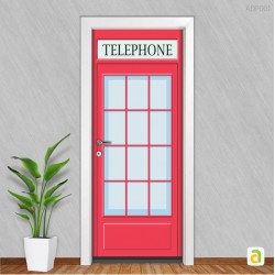 Adesivo de Porta - Telephone